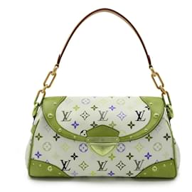 Louis Vuitton-Louis Vuitton Monogram Multicolor Beverly MM Shoulder Bag-White