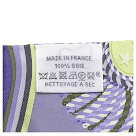 Hermès-Hermès Pink Epaulettes de Gala Silk Twilly Scarf-Other