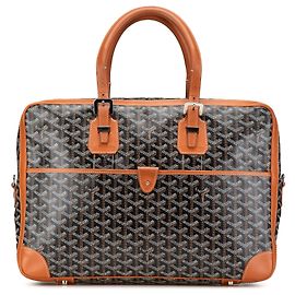 Goyard Black Goyardine Ambassade MM Briefcase Black Other