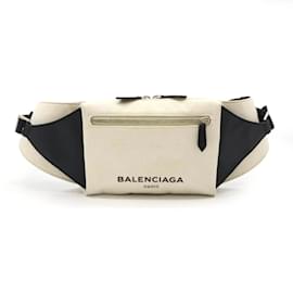 Balenciaga-Balenciaga Body Bag Belt Waist Pouch-Black