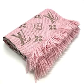 Louis Vuitton-Louis Vuitton Echarpe Mania Scarf-Pink