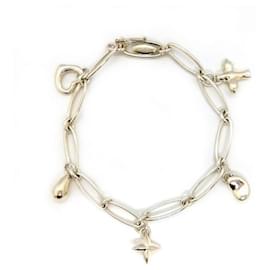 Tiffany & Co-Pulseira de Charms Tiffany & Co. 5 em Prata 925-Prata