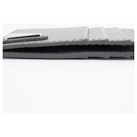 Prada-Prada Saffiano Triangle Card Case 1MC223-Silvery