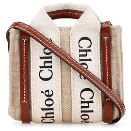 Sac à main Nano Woody de Chloé Beige