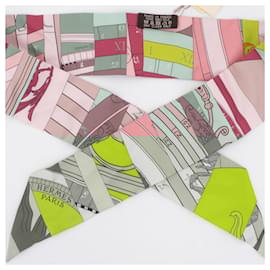 Hermès-Hermes Twilly ASTROLOGIE NOUVELLE Scarf-Rose