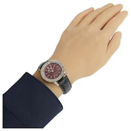 Bulgari-Bvlgari Bvlgari Triple Calendar Wristwatch-Black,Silvery,Purple