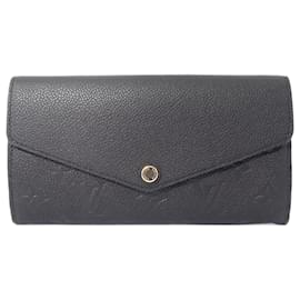 Louis Vuitton-Louis Vuitton Portefeuille Sarah Long Wallet-Black