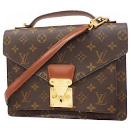 Louis Vuitton-Louis Vuitton Monogram Monceau 26 Handbag-Brown