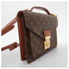Louis Vuitton-Louis Vuitton Monogram Monceau 26 Handbag-Brown