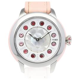 Fendi-Fendi Eyeshine Quartz Ladies Watch-Pink,White