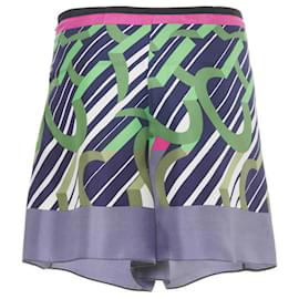 Carven-Carven monogram print short-Multiple colors
