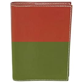 Hermès-Hermes Agenda GM D Leather Notebook Cover-Brown