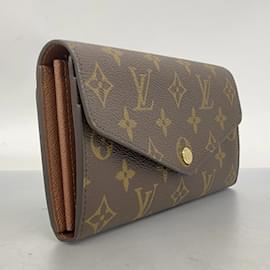 Louis Vuitton-Louis Vuitton Long Wallet Monogram Portefeuille Sarah M60531-Brown
