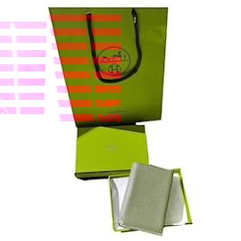 Hermès-H saddle card holder-Red