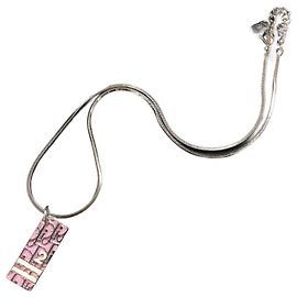 Logo Trotter di Christian Dior Rosa Silver hardware