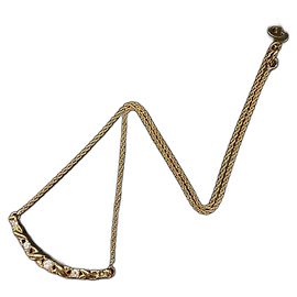 Collar de strass Christian Dior Gold hardware