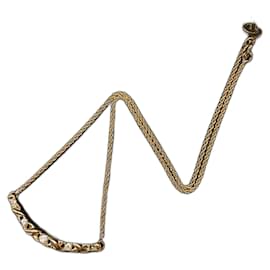 Dior-Christian Dior Rhinestone Necklace-Gold hardware