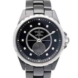 Chanel-Chanel J12 Automatic Men's Wristwatch-Black
