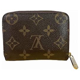 Louis Vuitton-Louis Vuitton Monogram Zippy Coin Purse-Brown
