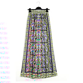 Autre Marque-La Double J Pants FR38 Geometric Silk Twill Palazzo Extra Large Pants Size S US27-Multiple colors