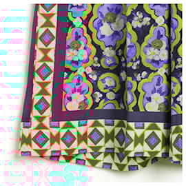 Autre Marque-La Double J Pants FR38 Geometric Silk Twill Palazzo Extra Large Pants Size S US27-Multiple colors