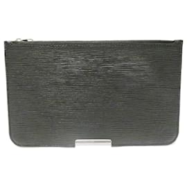 Louis Vuitton-Pochete Louis Vuitton Epi Neverfull MM-Preto