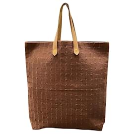 Hermès-Sac à main GM Tote Hermes Amedaba Diago-Marron