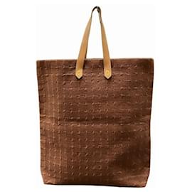 Hermès-Sac à main GM Tote Hermes Amedaba Diago-Marron