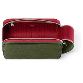Louis Vuitton-LV Dopp Kit Taurillon red-Red