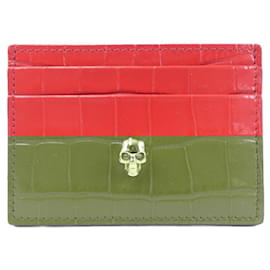 Alexander Mcqueen-Alexander McQueen Red Card Case-Red