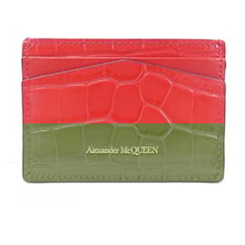 Alexander Mcqueen-Alexander McQueen Red Card Case-Red