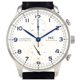 IWC-IWC Portuguese Chronograph IW371605 Stainless Steel Wristwatch-Other