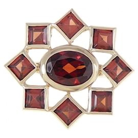 Autre Marque-Agete 10K Yellow Gold Garnet Band Ring-Other