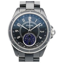 Orologio da polso automatico da uomo Chanel J12 Nero