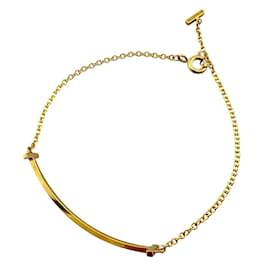 Tiffany & Co-Pulseira Tiffany T Smile em ouro 18K-Dourado
