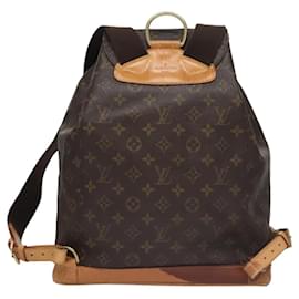 Louis Vuitton-LOUIS VUITTON Monogram Montsouris GM Backpack M51135 LV Auth BD241-Monogram