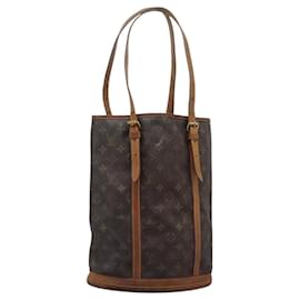 Louis Vuitton-LOUIS VUITTON Monogram Bucket GM Shoulder Bag M42236 LV Auth 114920-Monogram