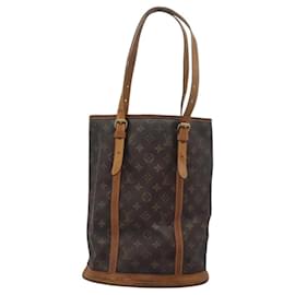 Louis Vuitton-LOUIS VUITTON Monogram Bucket GM Shoulder Bag M42236 LV Auth 114920-Monogram