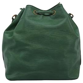Louis Vuitton-LOUIS VUITTON Epi Petit Noe Shoulder Bag Green M44104 LV Auth 114679-Green