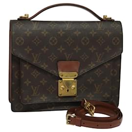 Louis Vuitton-LOUIS VUITTON Monogram Monceau 28 Hand Bag M51185 LV Auth 115864-Monogram