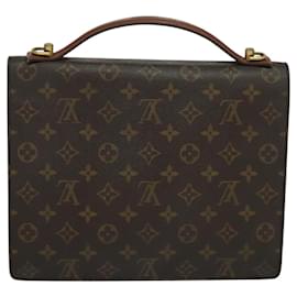 Louis Vuitton-LOUIS VUITTON Monogram Monceau 28 Hand Bag M51185 LV Auth 115864-Monogram