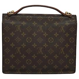 Louis Vuitton-LOUIS VUITTON Monogram Monceau 28 Hand Bag M51185 LV Auth 113145-Monogram