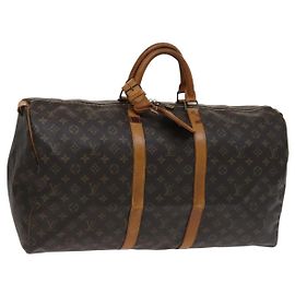 LOUIS VUITTON Monogram Keepall 55 Borsa Boston M41424 LV Auth bs22585 Monogramma