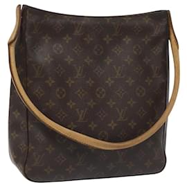 Louis Vuitton-LOUIS VUITTON Monogram Looping GM Shoulder Bag M51145 LV Auth 114758-Monogram