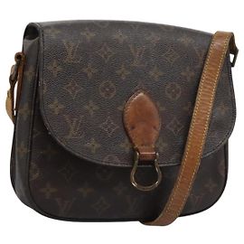 LOUIS VUITTON Monogram Saint Cloud GM Bolsa de Ombro M51242 LV Auth BD275 Monograma
