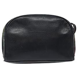 Fendi-FENDI Shoulder Bag Leather Navy Auth 113423-Navy blue