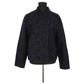 Gerard Darel Blaue Wolljacke Blau