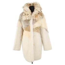 Coach Leather coat Beige