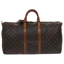 Louis Vuitton-Louis Vuitton Keepall Bandouliere 55-Brown
