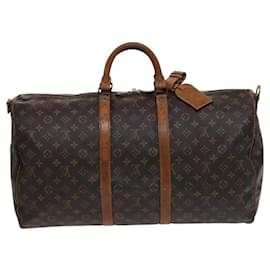 Louis Vuitton-Louis Vuitton Keepall Bandouliere 55-Brown